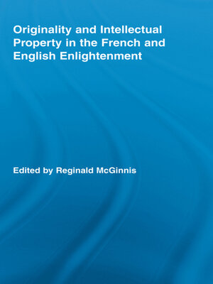 cover image of Originality and Intellectual Property in the French and English Enlightenment